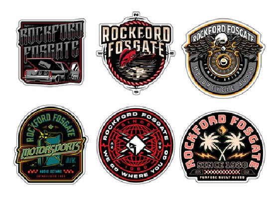  POP-STICKERPK24 / Sticker Pack w/ Assorted Sizes (6 Pack)